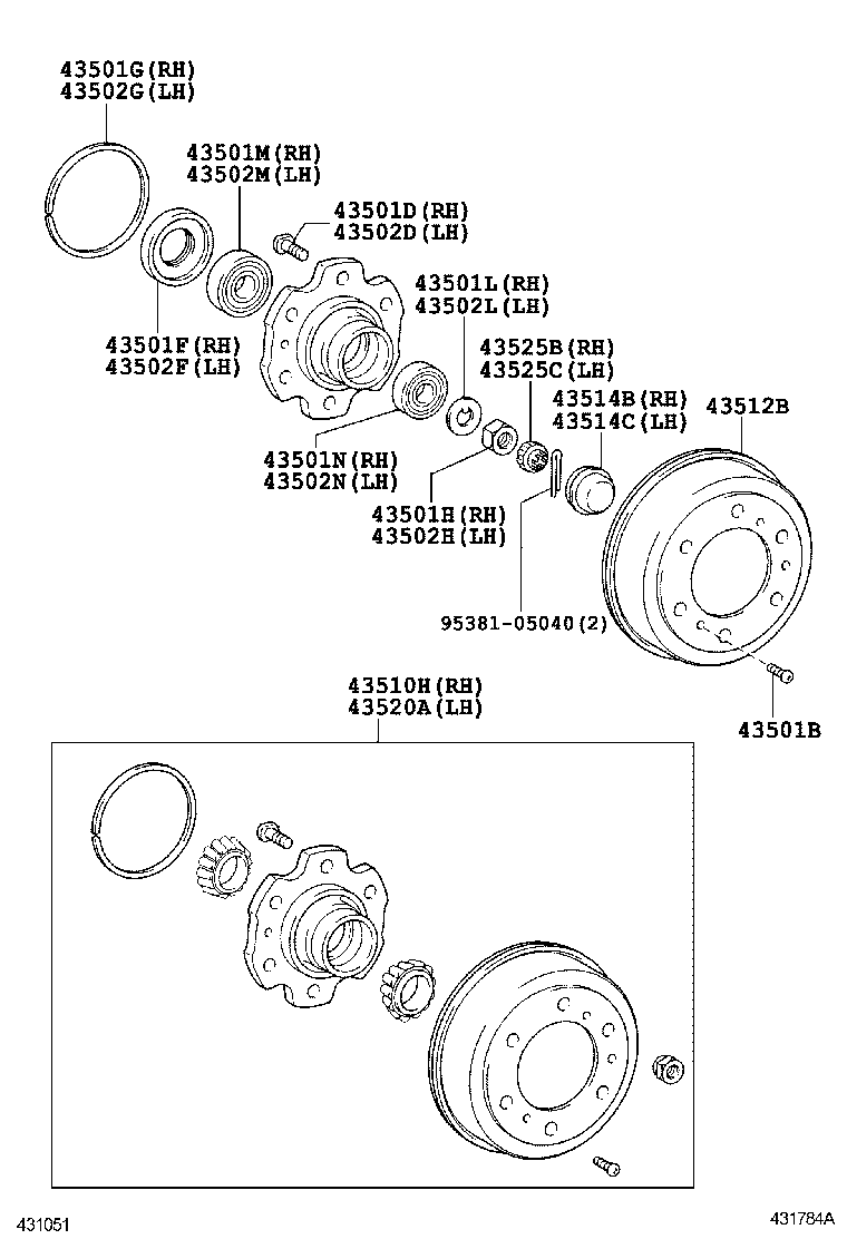  DYNA |  FRONT AXLE HUB