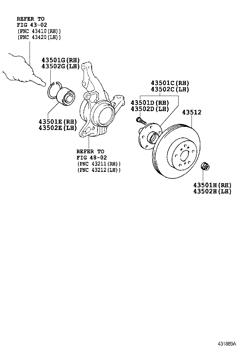  NOAH |  FRONT AXLE HUB