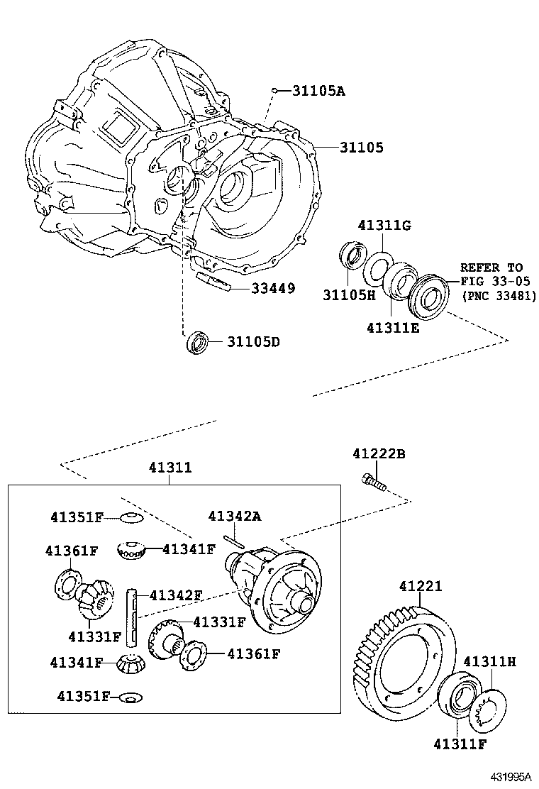  YARIS CHINA |  FRONT AXLE HOUSING DIFFERENTIAL