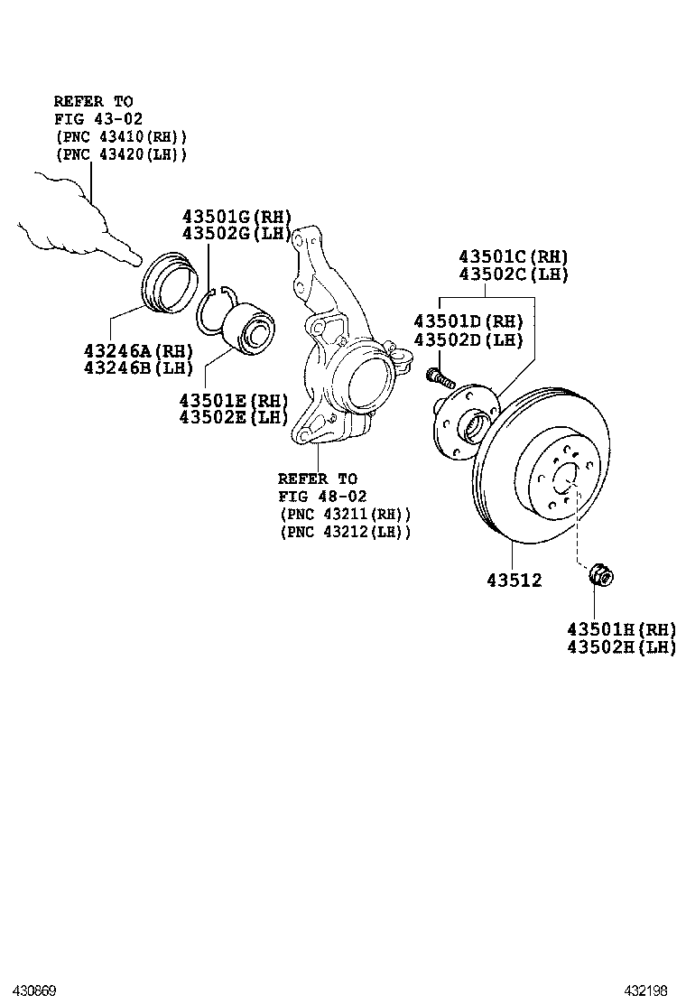  CAMRY CHINA |  FRONT AXLE HUB