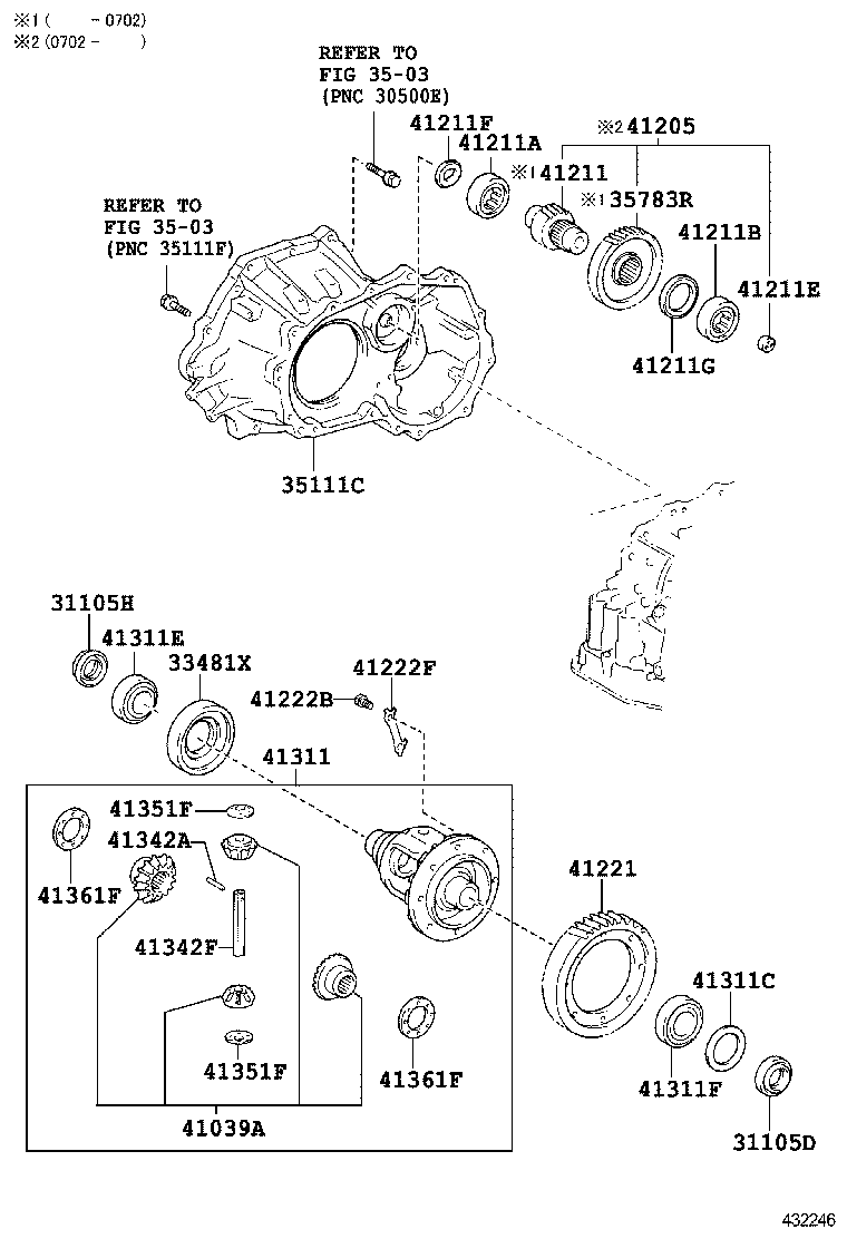  YARIS ASIA |  FRONT AXLE HOUSING DIFFERENTIAL