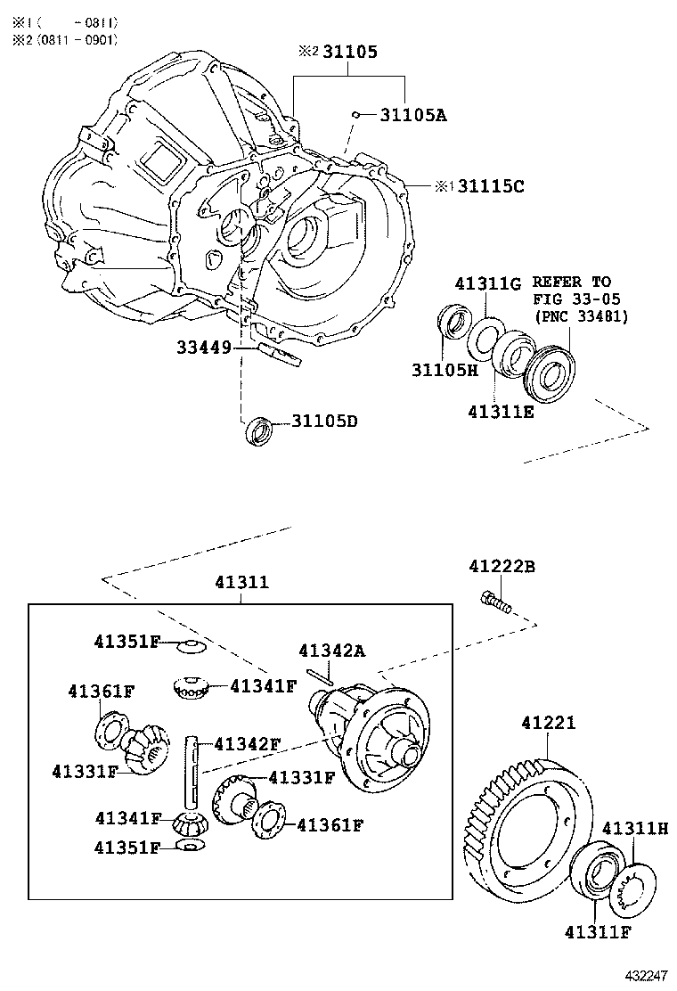 YARIS ASIA |  FRONT AXLE HOUSING DIFFERENTIAL