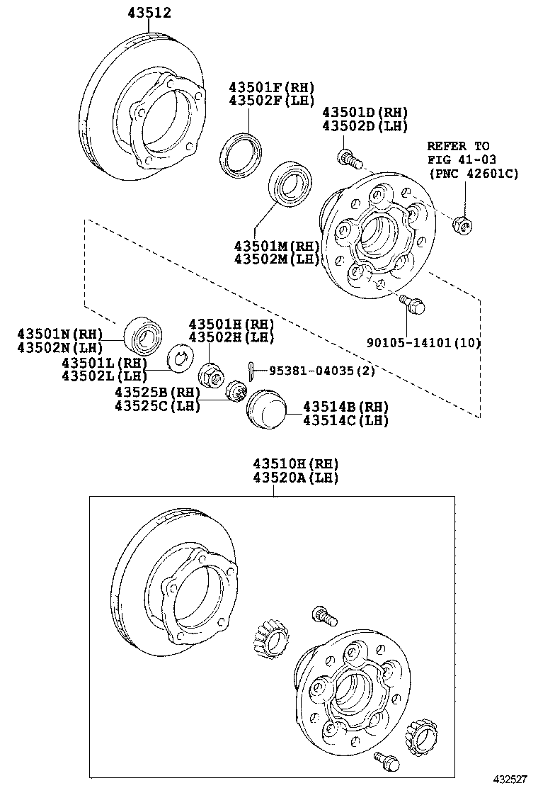  DYNA |  FRONT AXLE HUB