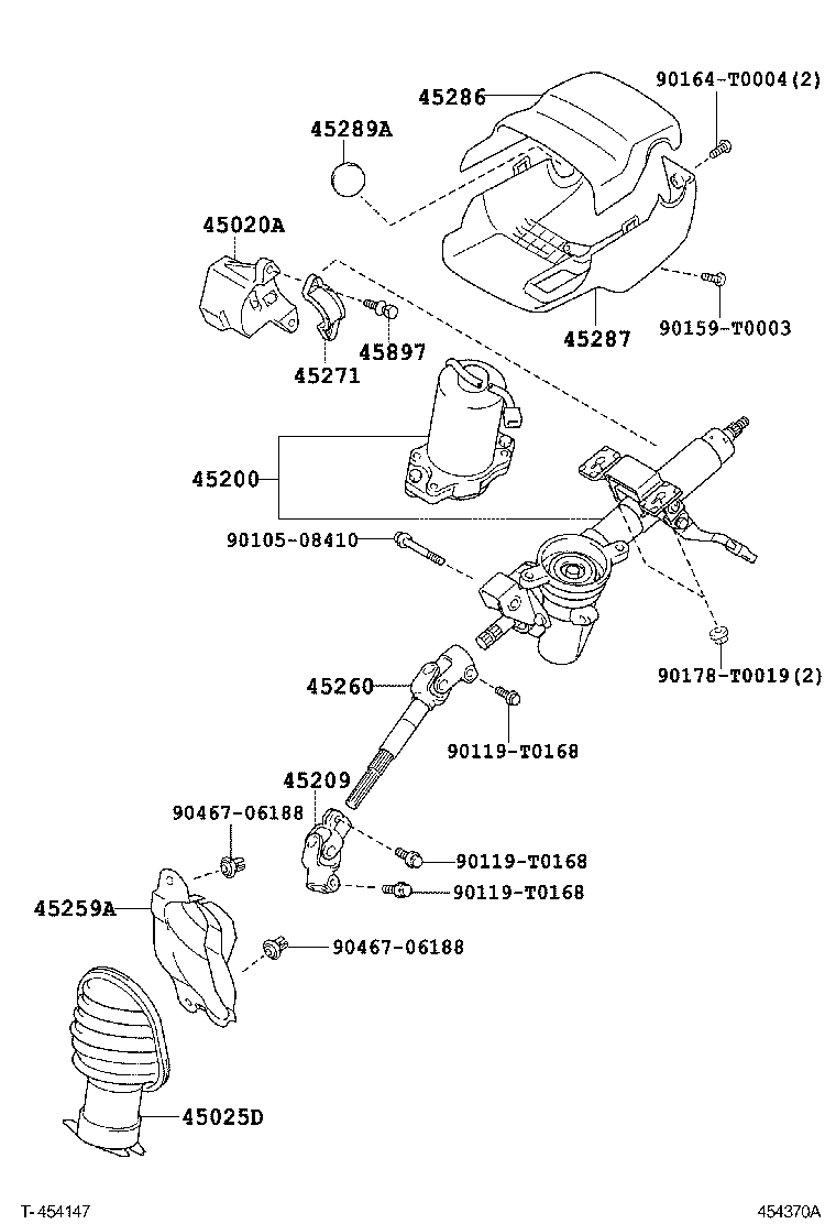  YARIS ASIA |  STEERING COLUMN SHAFT