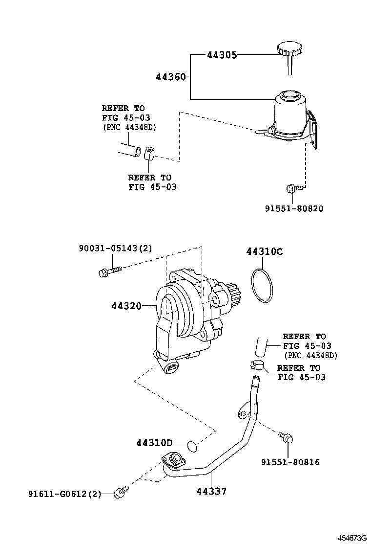  DYNA |  VANE PUMP RESERVOIR POWER STEERING