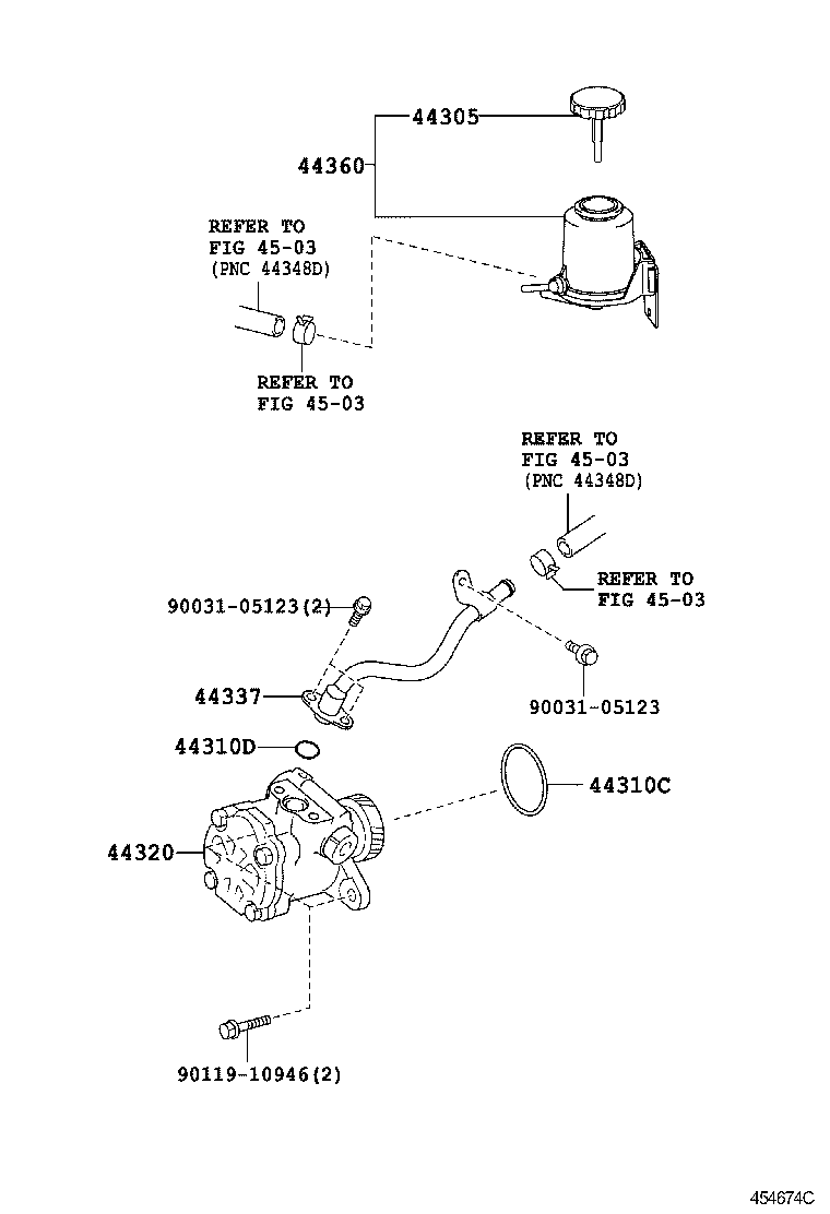  DYNA |  VANE PUMP RESERVOIR POWER STEERING