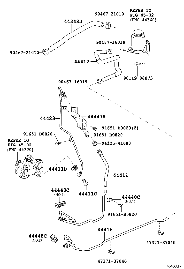  DYNA |  POWER STEERING TUBE