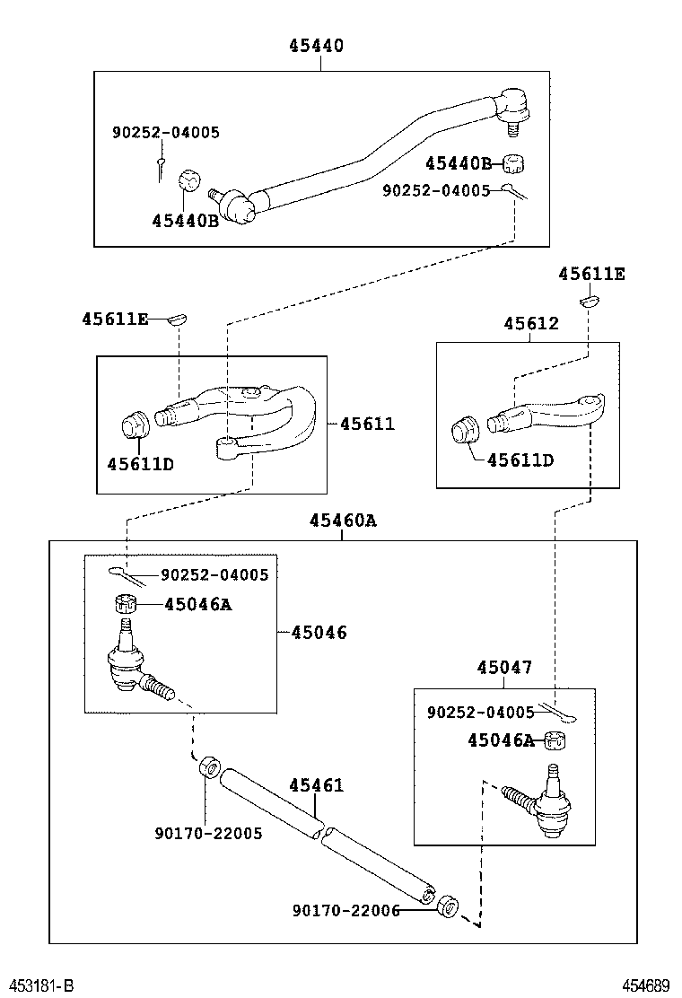 DYNA |  FRONT STEERING GEAR LINK