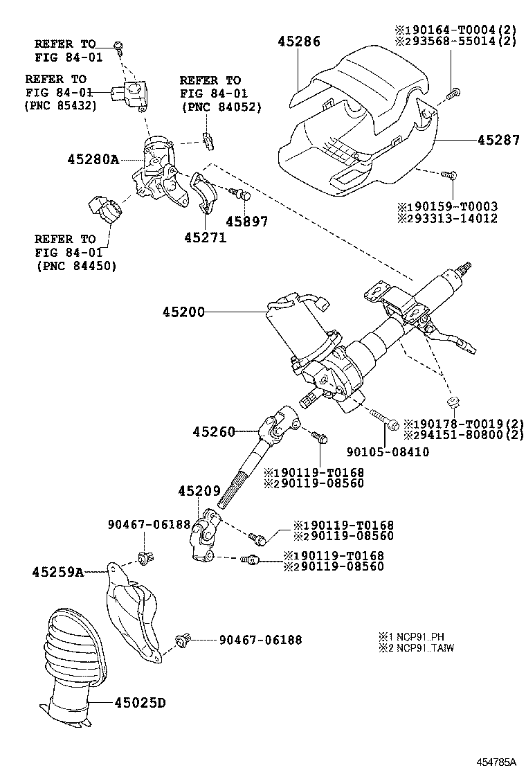  YARIS ASIA |  STEERING COLUMN SHAFT