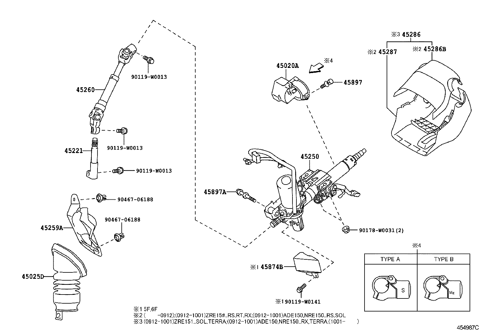  AURIS UKP |  STEERING COLUMN SHAFT