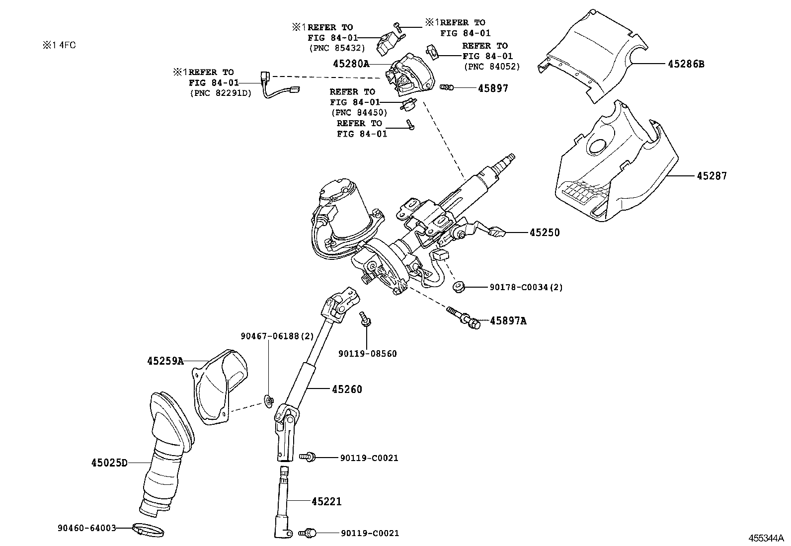  RAV4 CHINA |  STEERING COLUMN SHAFT