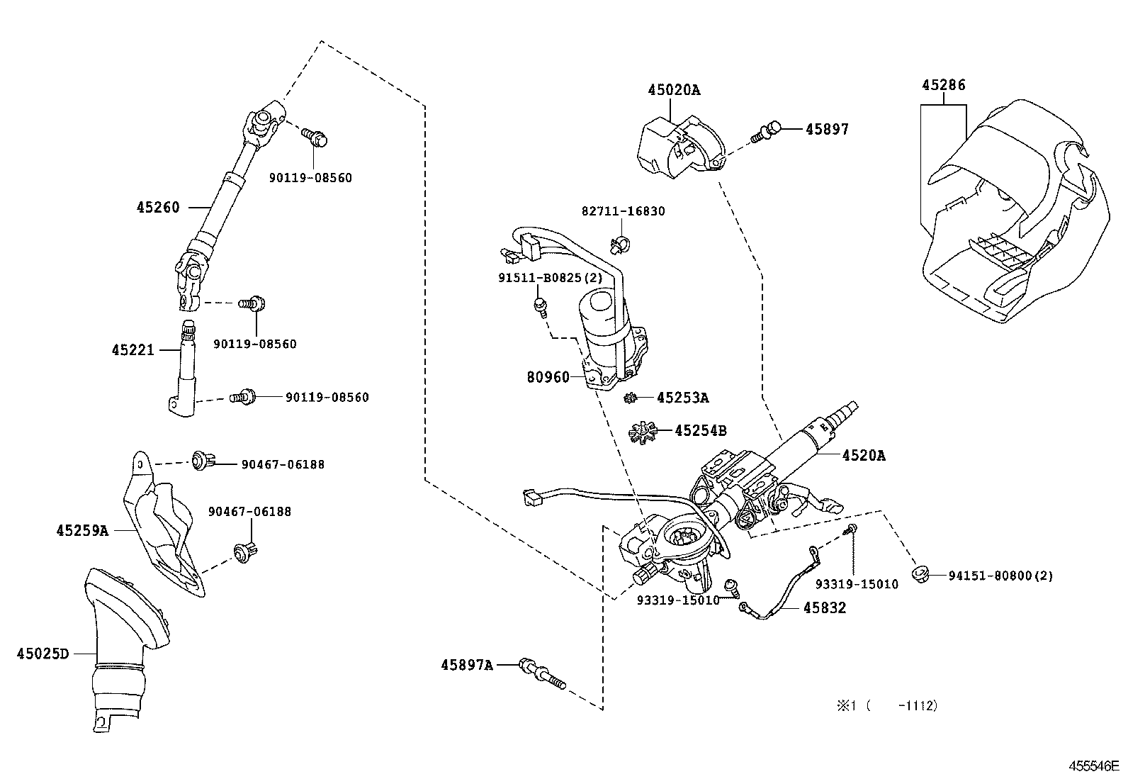 RUKUS |  STEERING COLUMN SHAFT