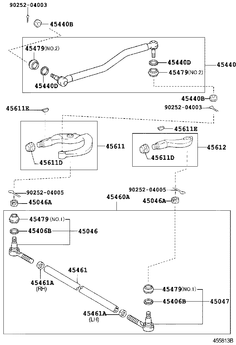  DYNA |  FRONT STEERING GEAR LINK