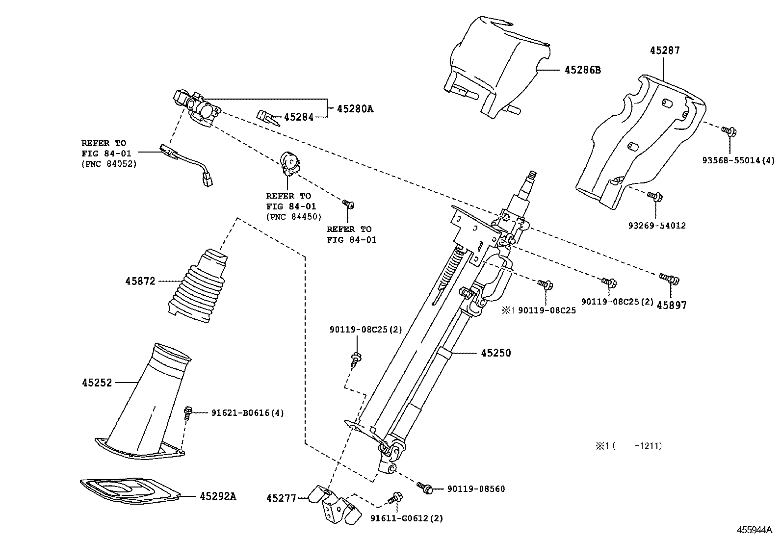  DYNA |  STEERING COLUMN SHAFT