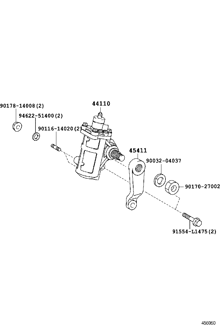  DYNA |  FRONT STEERING GEAR LINK