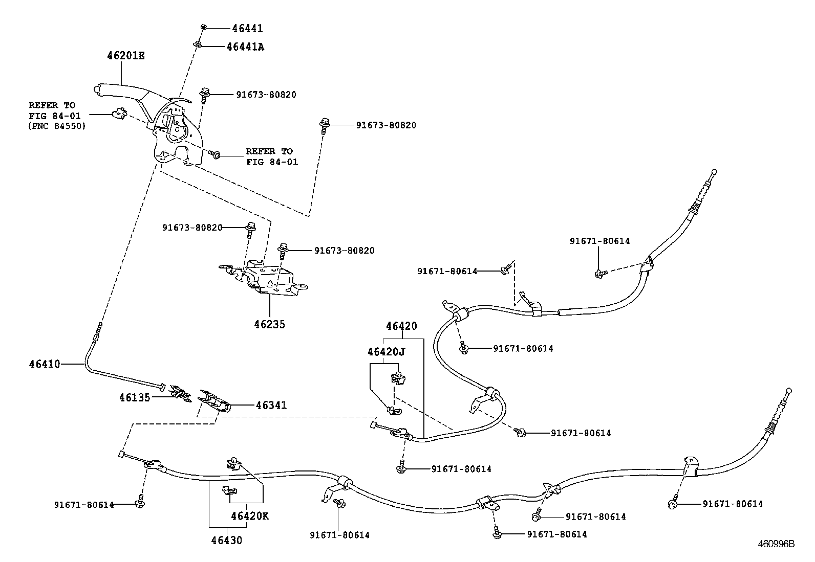  RUKUS |  PARKING BRAKE CABLE