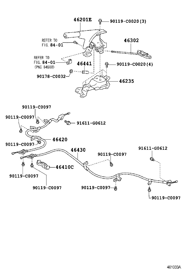 YARIS CHINA |  PARKING BRAKE CABLE