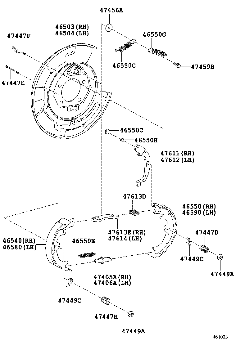  HIGHLANDER CHINA |  PARKING BRAKE CABLE