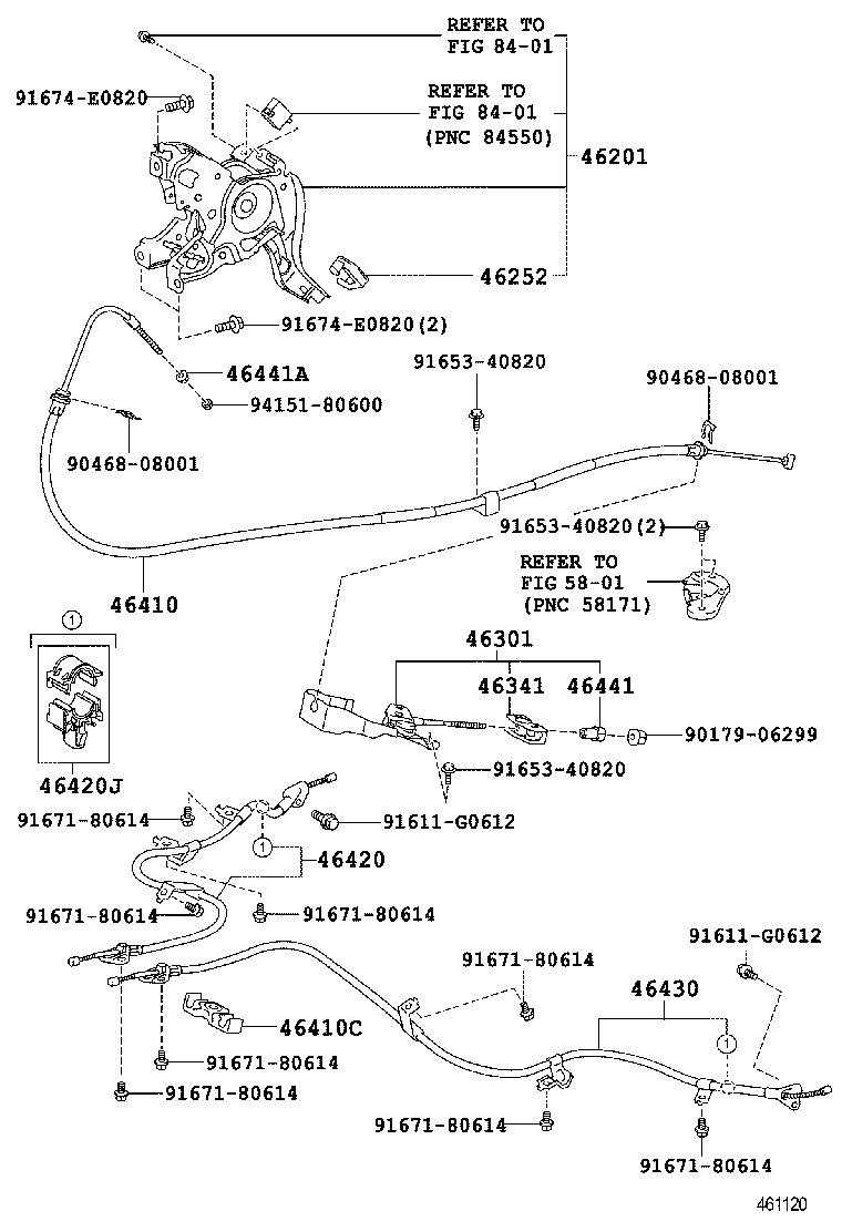  RACTIS |  PARKING BRAKE CABLE