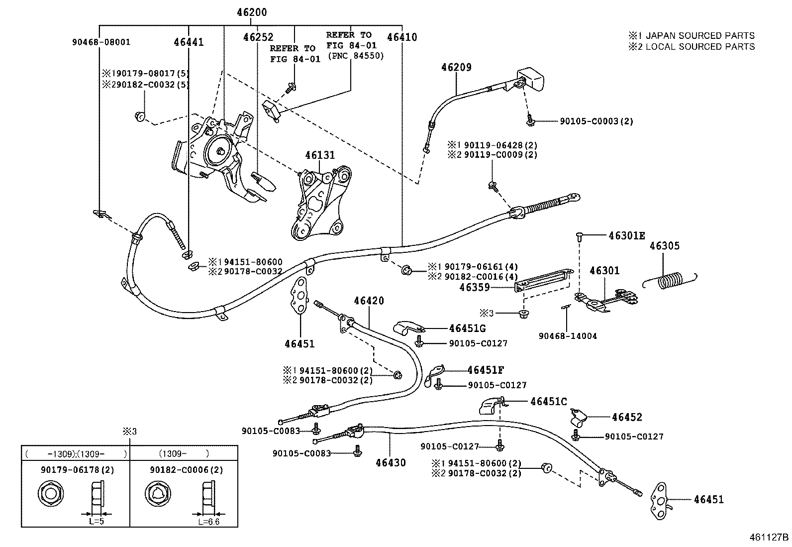  CROWN CHINA |  PARKING BRAKE CABLE
