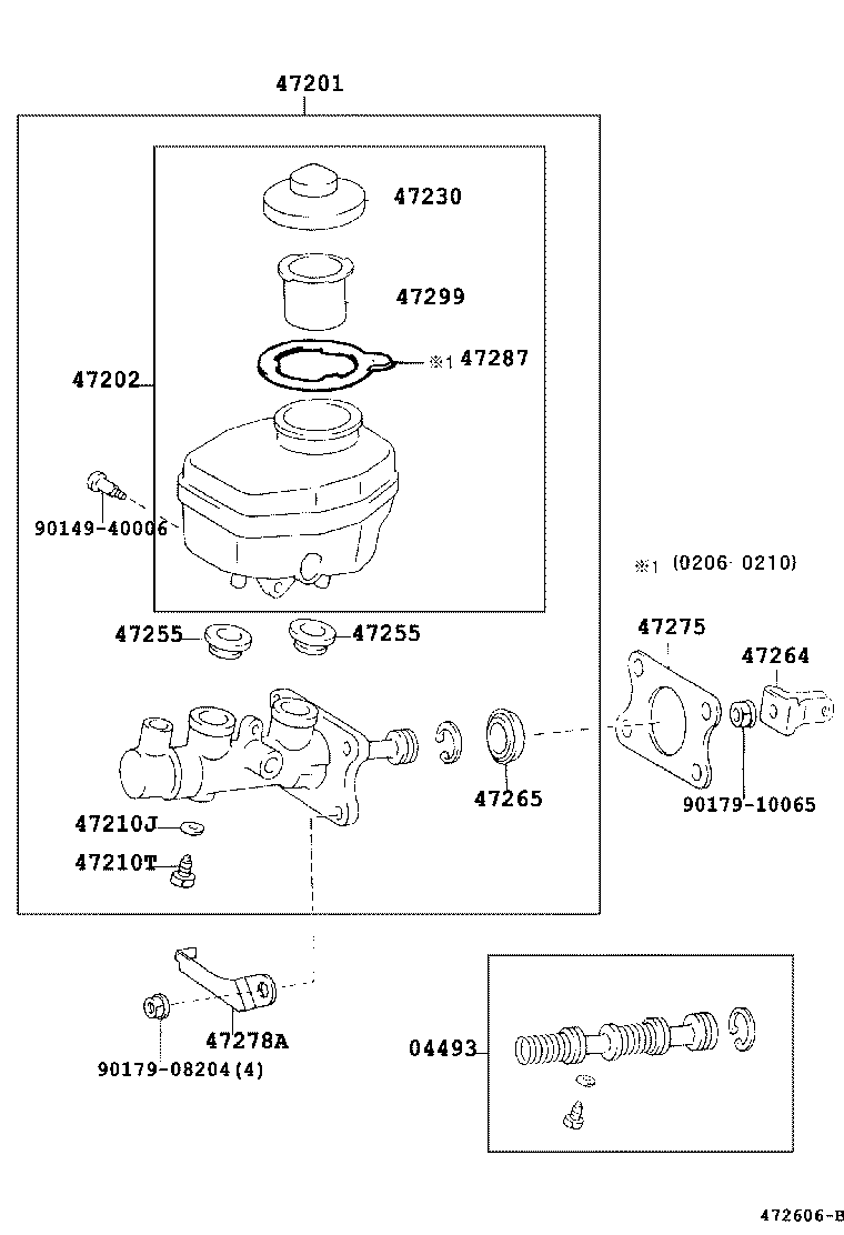  CROWN COMFORT |  BRAKE MASTER CYLINDER