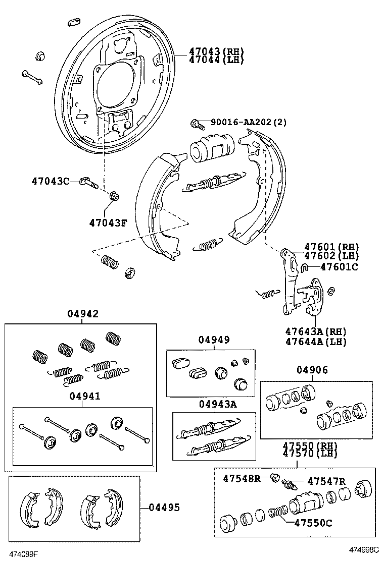 INNOVA KIJANG INNOVA |  REAR DRUM BRAKE WHEEL CYLINDER BACKING PLATE