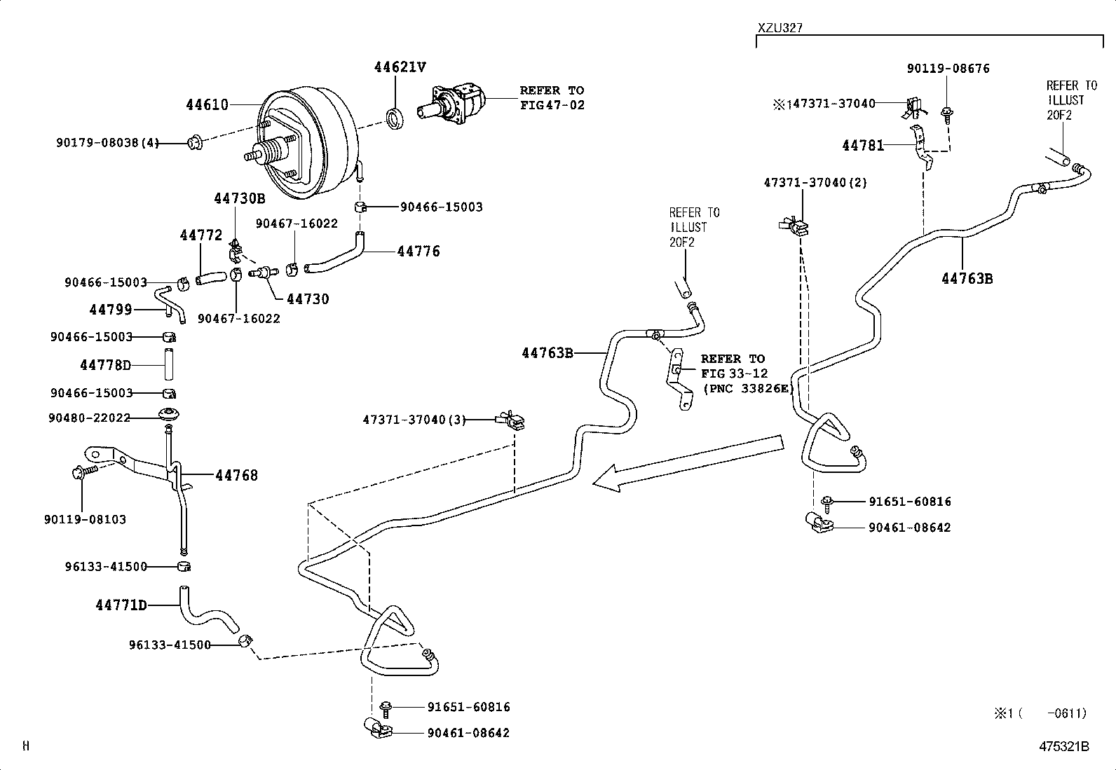  DYNA |  BRAKE BOOSTER VACUUM TUBE