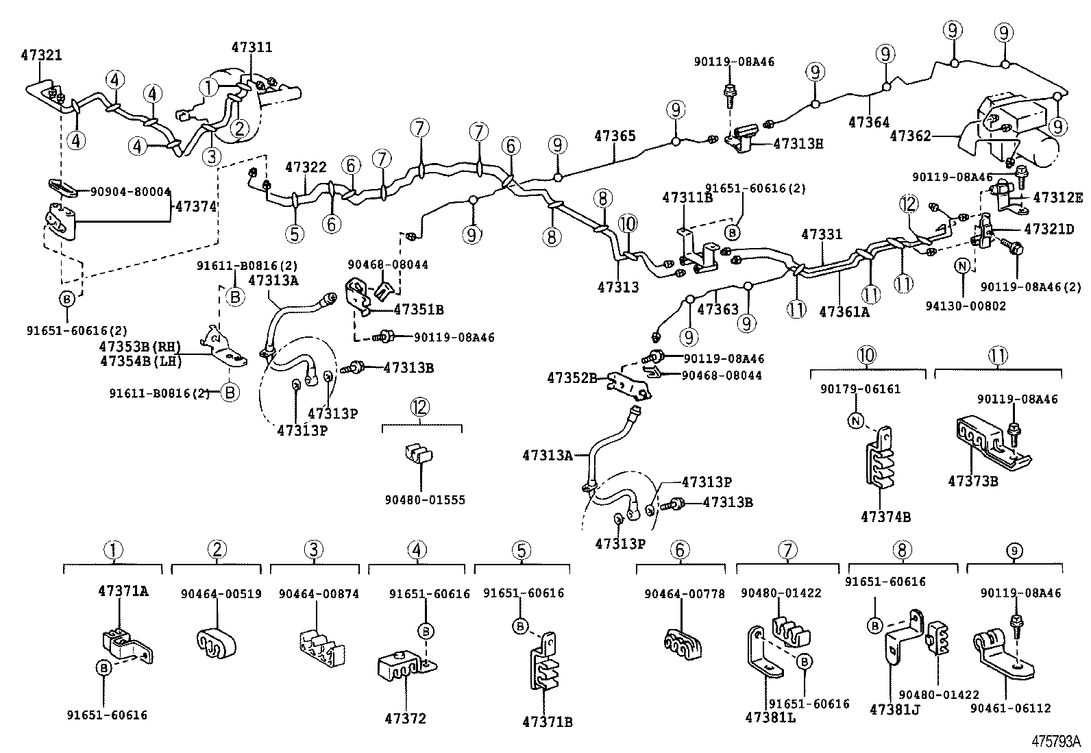 COASTER CHINA |  BRAKE TUBE CLAMP
