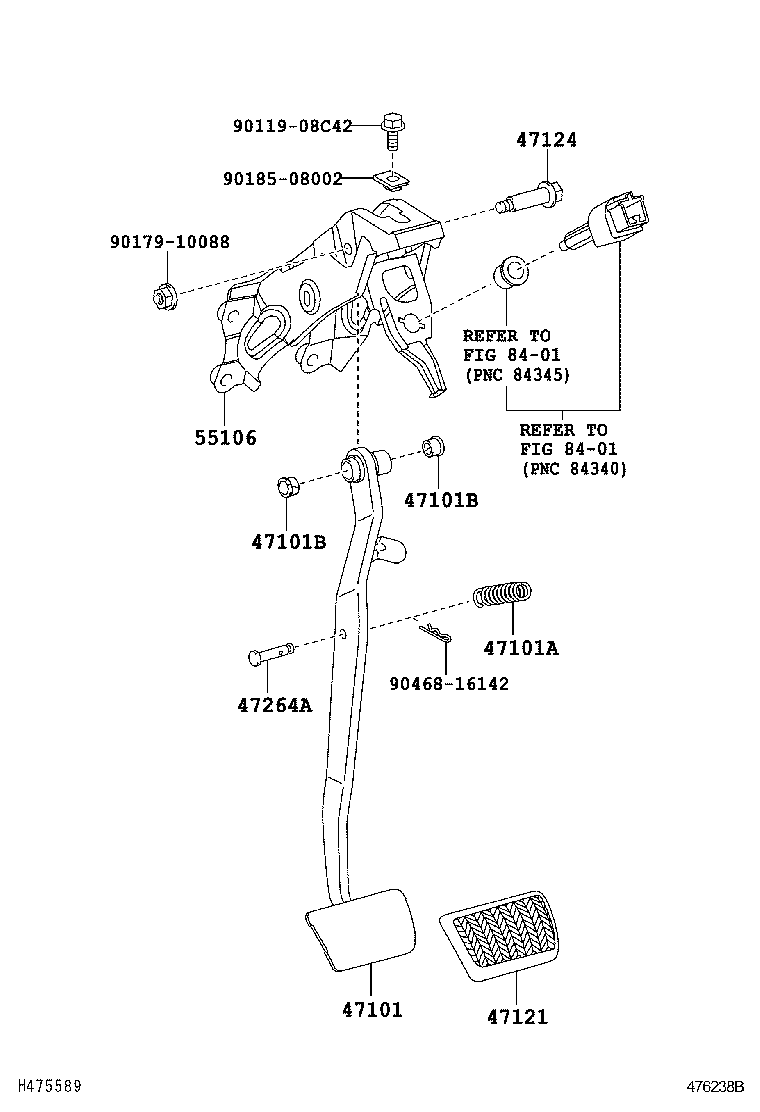  RUKUS |  BRAKE PEDAL BRACKET