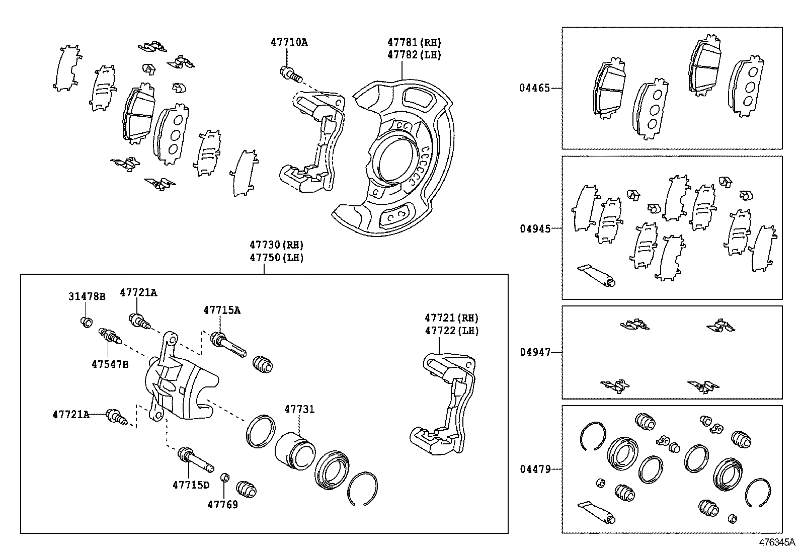  YARIS ASIA |  FRONT DISC BRAKE CALIPER DUST COVER
