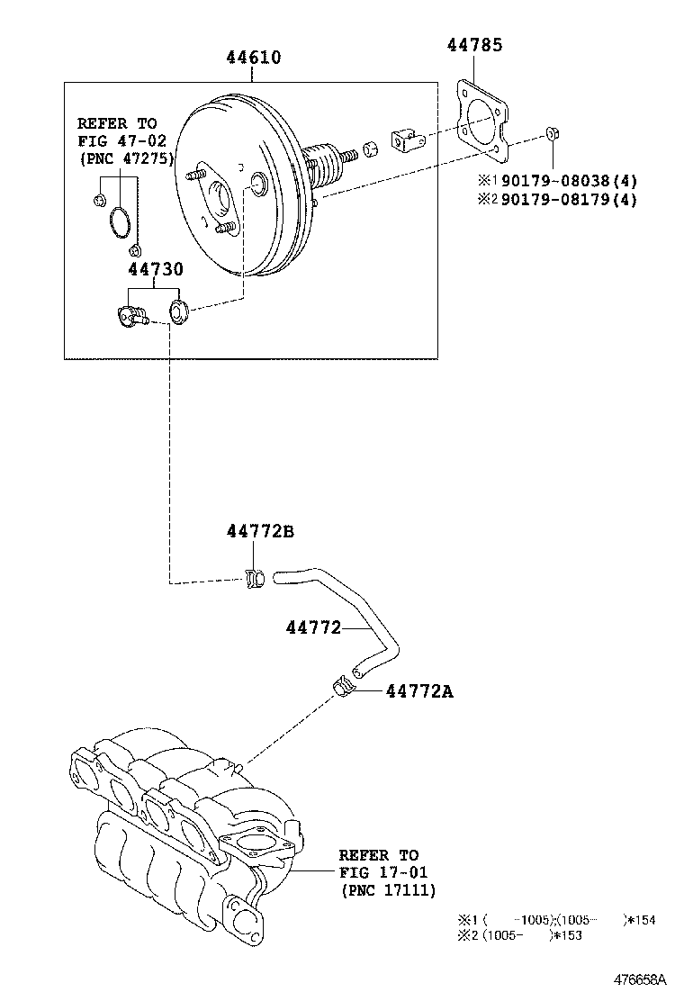  AURIS UKP |  BRAKE BOOSTER VACUUM TUBE