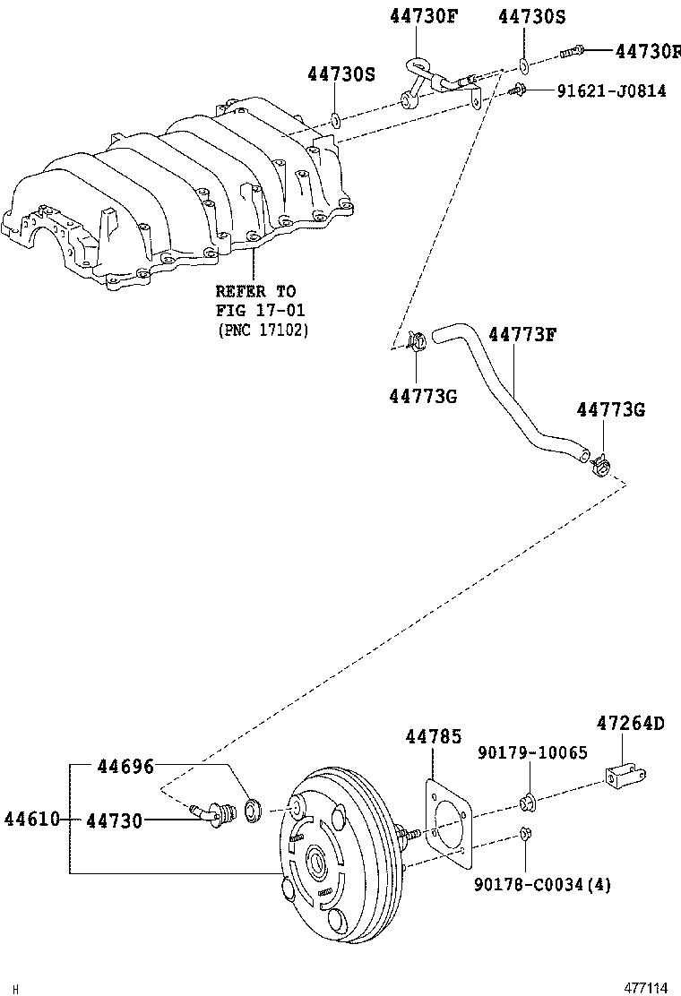 CROWN CHINA |  BRAKE BOOSTER VACUUM TUBE