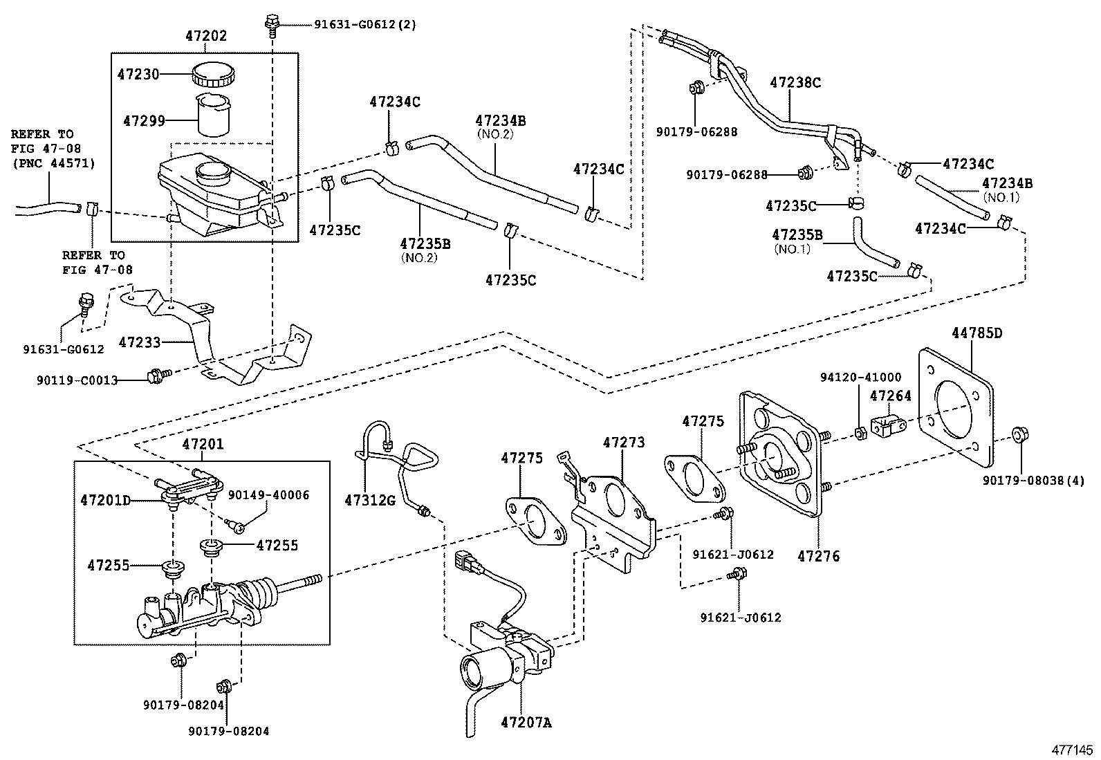  CAMRY CHINA |  BRAKE MASTER CYLINDER