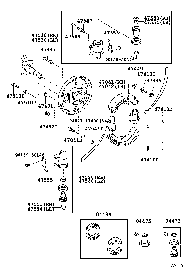  DYNA |  FRONT DRUM BRAKE WHEEL CYLINDER BACKING PLATE