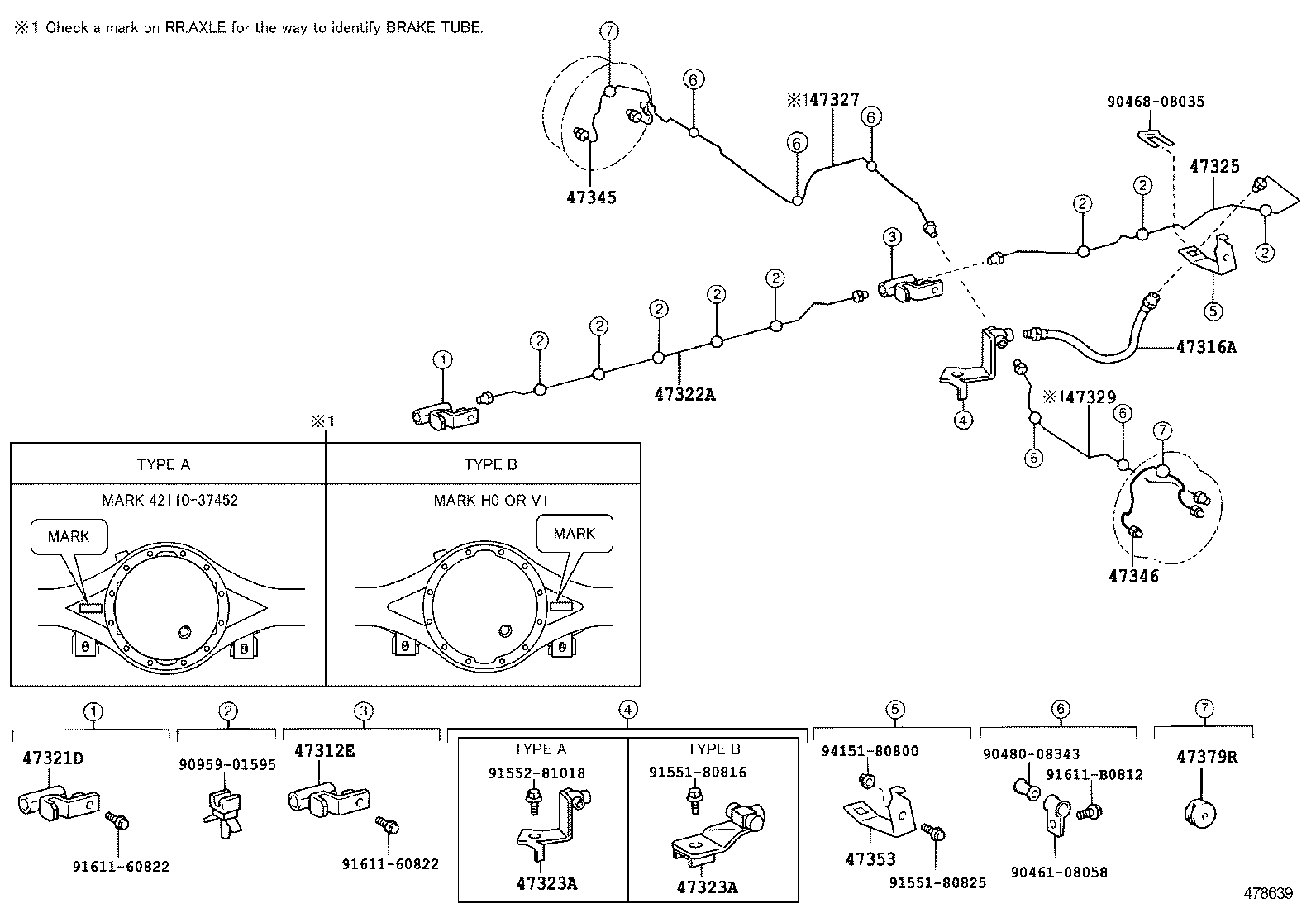  DYNA |  BRAKE TUBE CLAMP