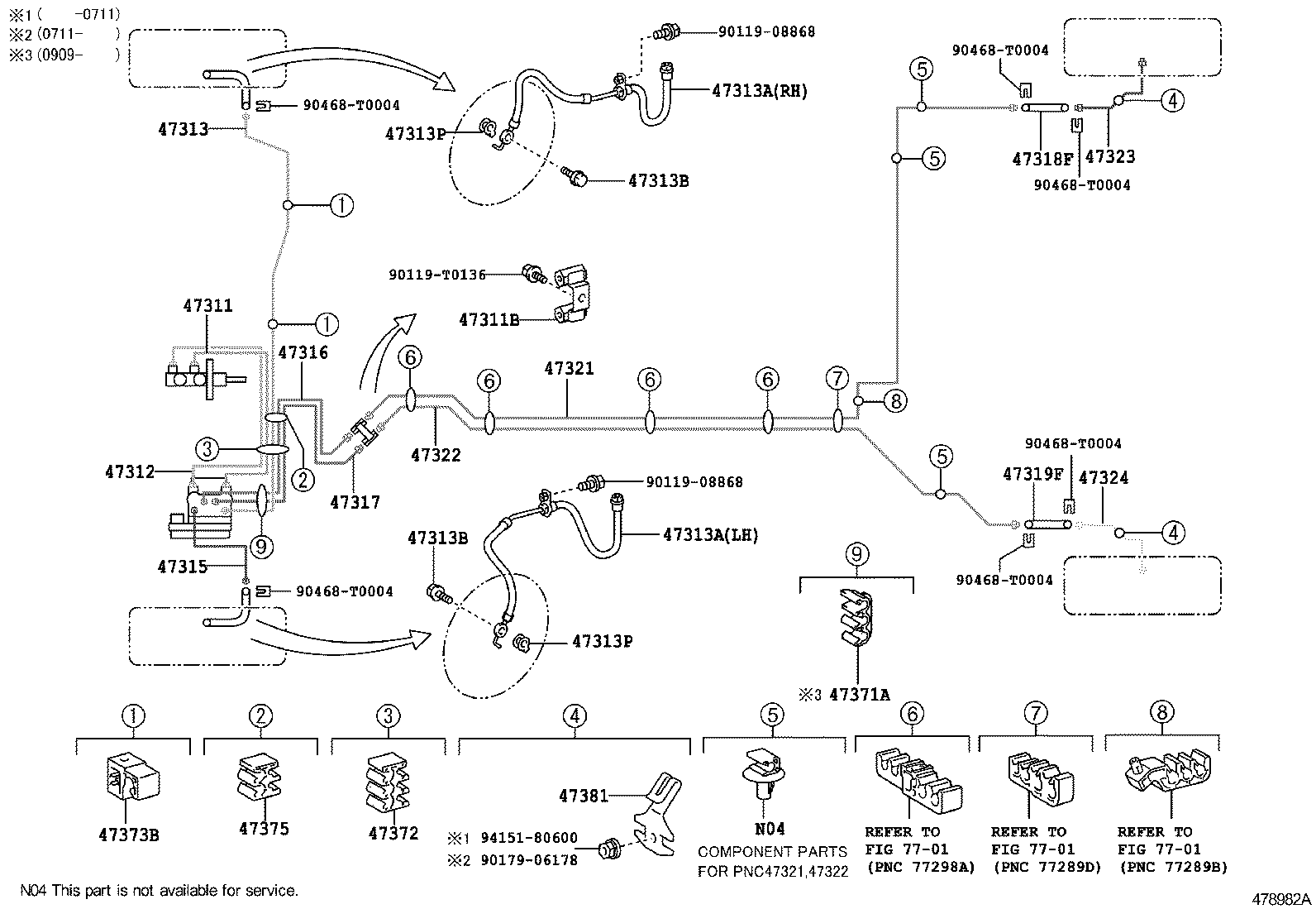  YARIS ASIA |  BRAKE TUBE CLAMP