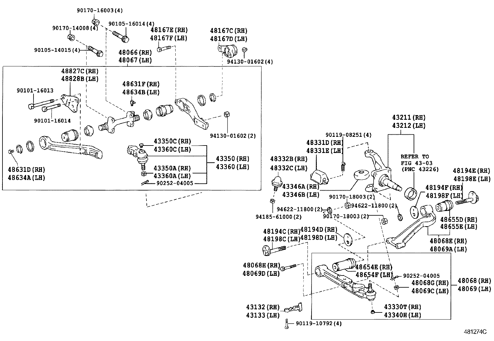  COASTER CHINA |  FRONT AXLE ARM STEERING KNUCKLE
