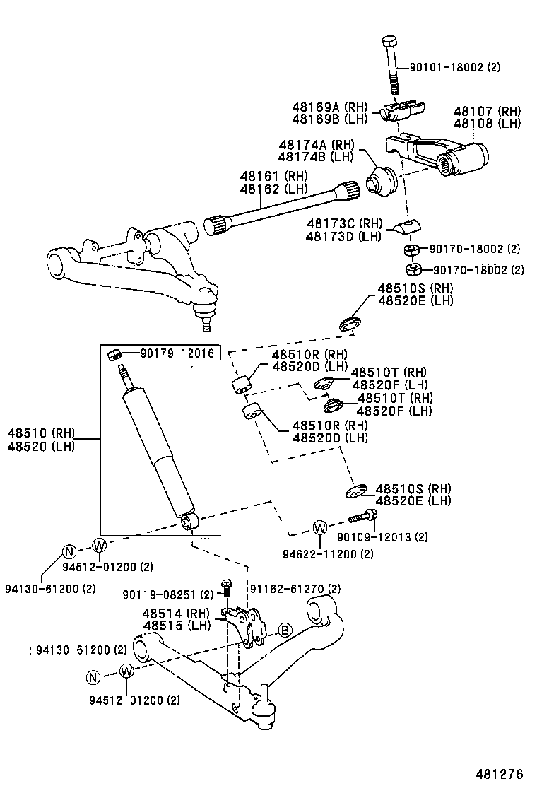  COASTER CHINA |  FRONT SPRING SHOCK ABSORBER