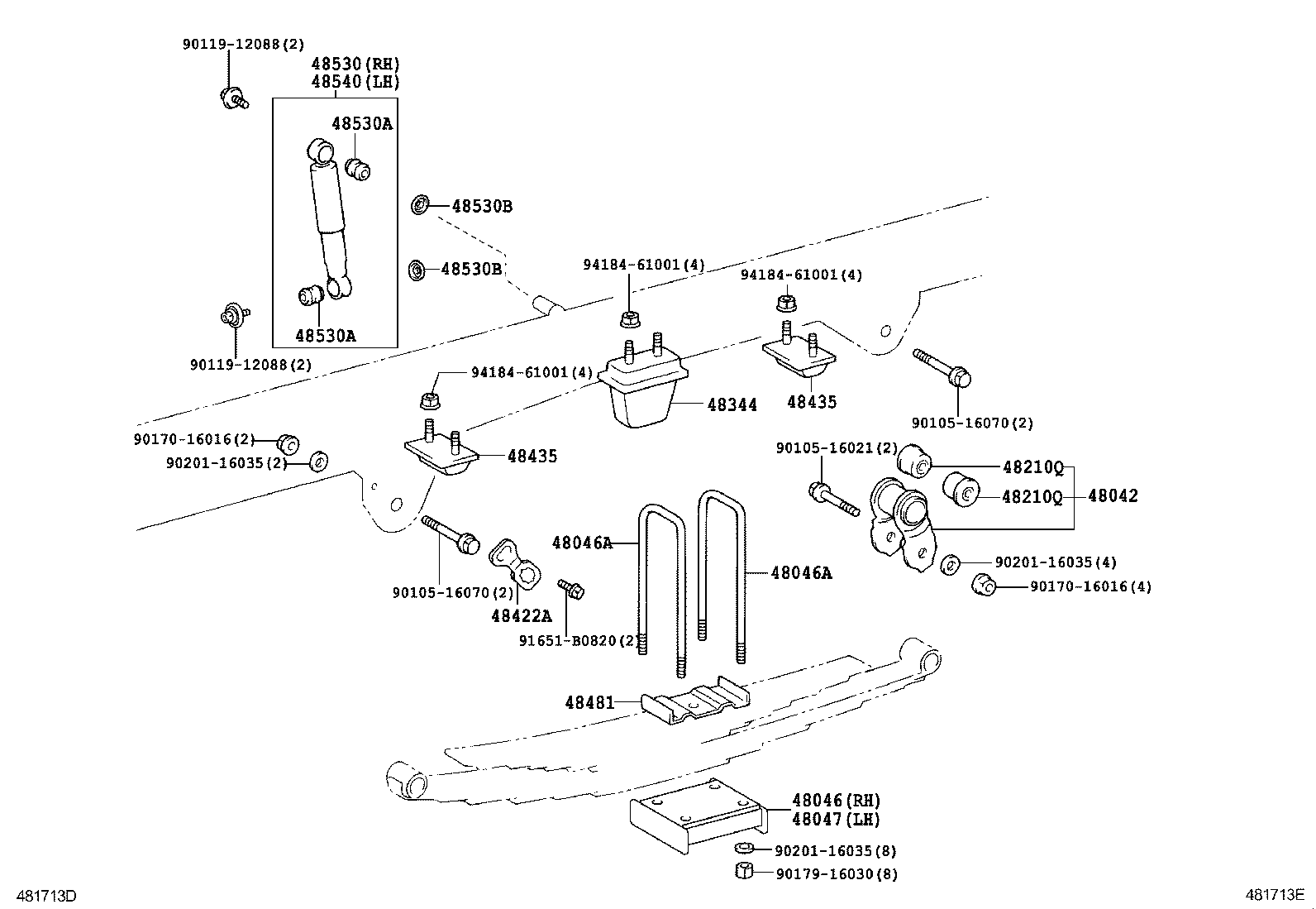  DYNA |  REAR SPRING SHOCK ABSORBER