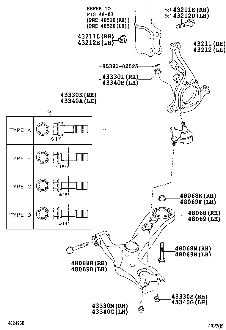  RUKUS |  FRONT AXLE ARM STEERING KNUCKLE