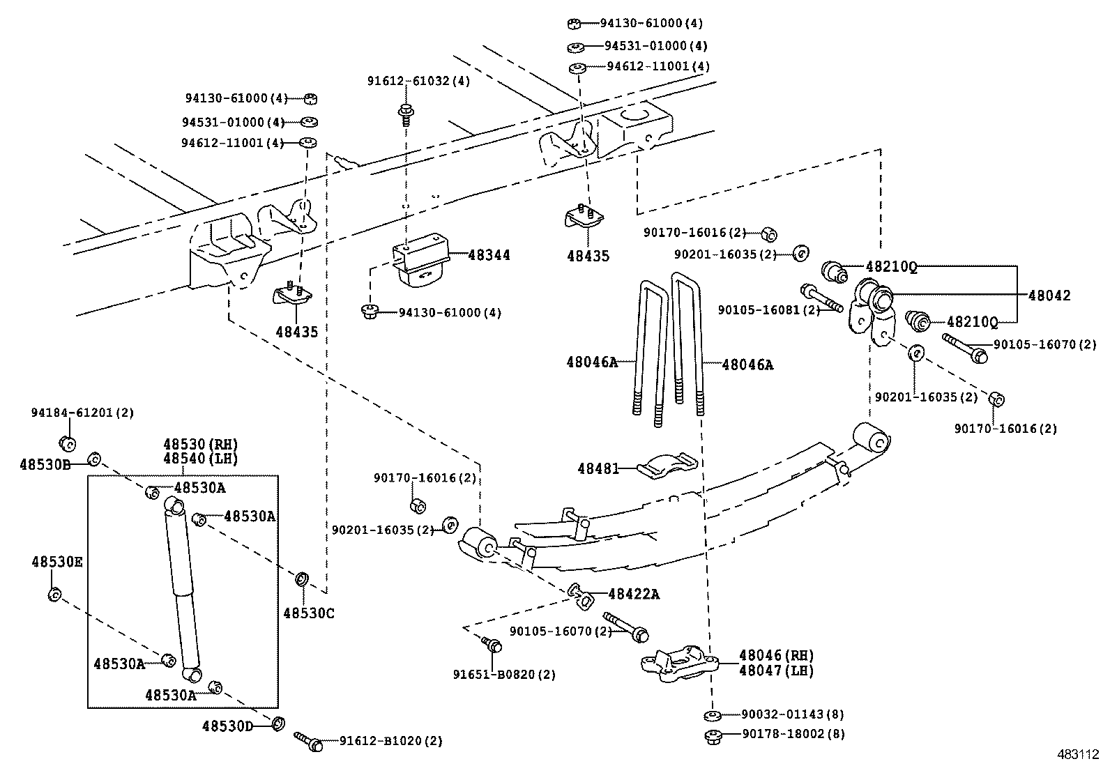  DYNA |  REAR SPRING SHOCK ABSORBER