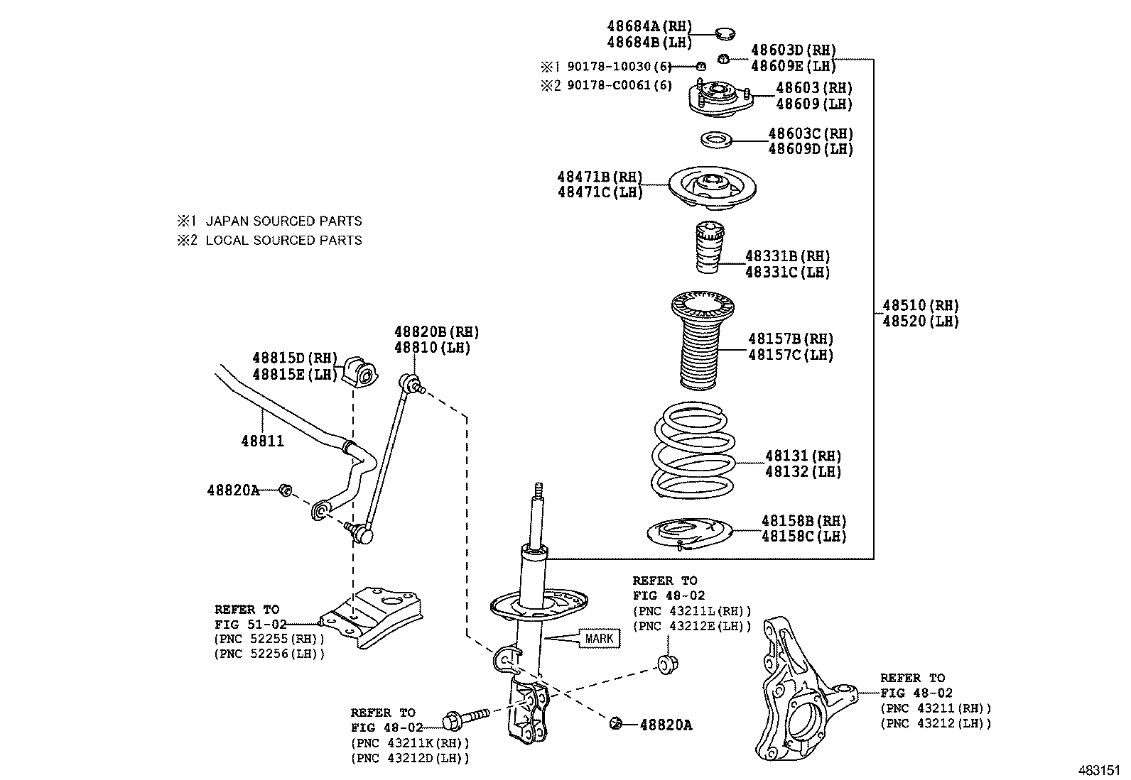  PRIUS CHINA |  FRONT SPRING SHOCK ABSORBER
