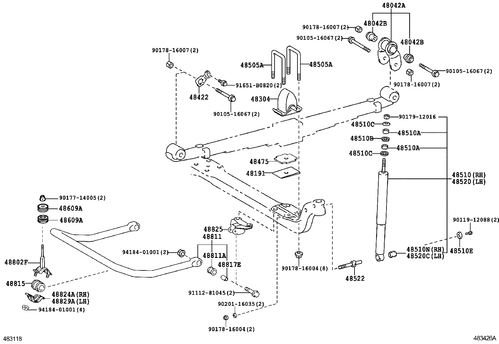  DYNA |  FRONT SPRING SHOCK ABSORBER