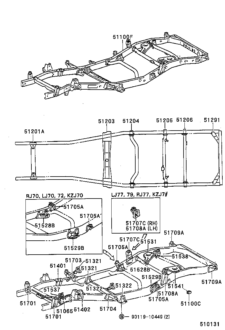  LAND CRUISER 70 |  FRAME