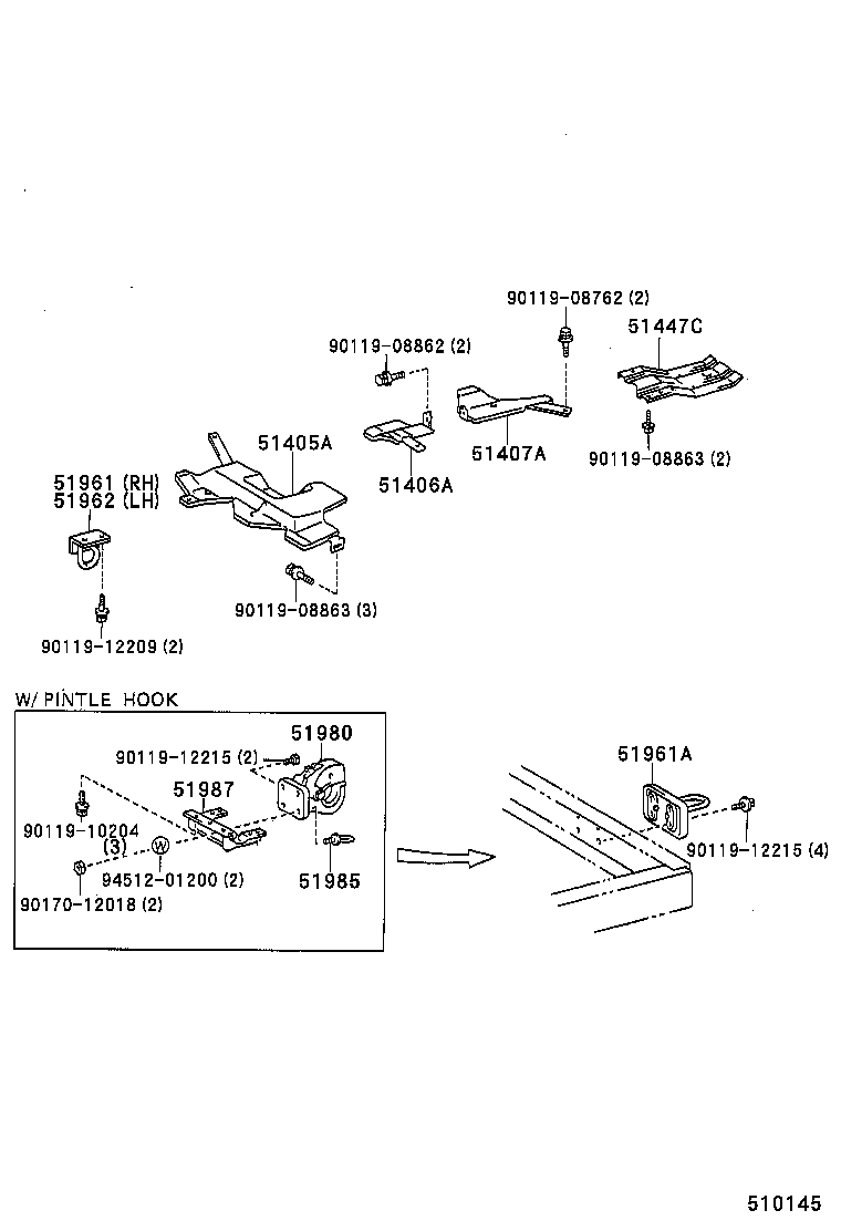  LAND CRUISER 70 |  SUSPENSION CROSSMEMBER UNDER COVER
