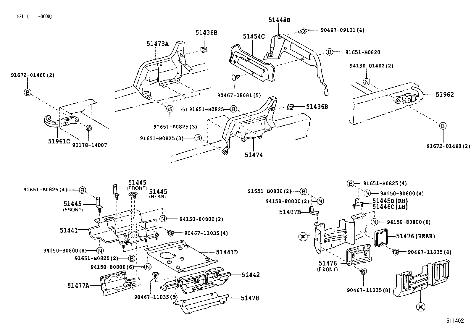  DYNA |  SUSPENSION CROSSMEMBER UNDER COVER