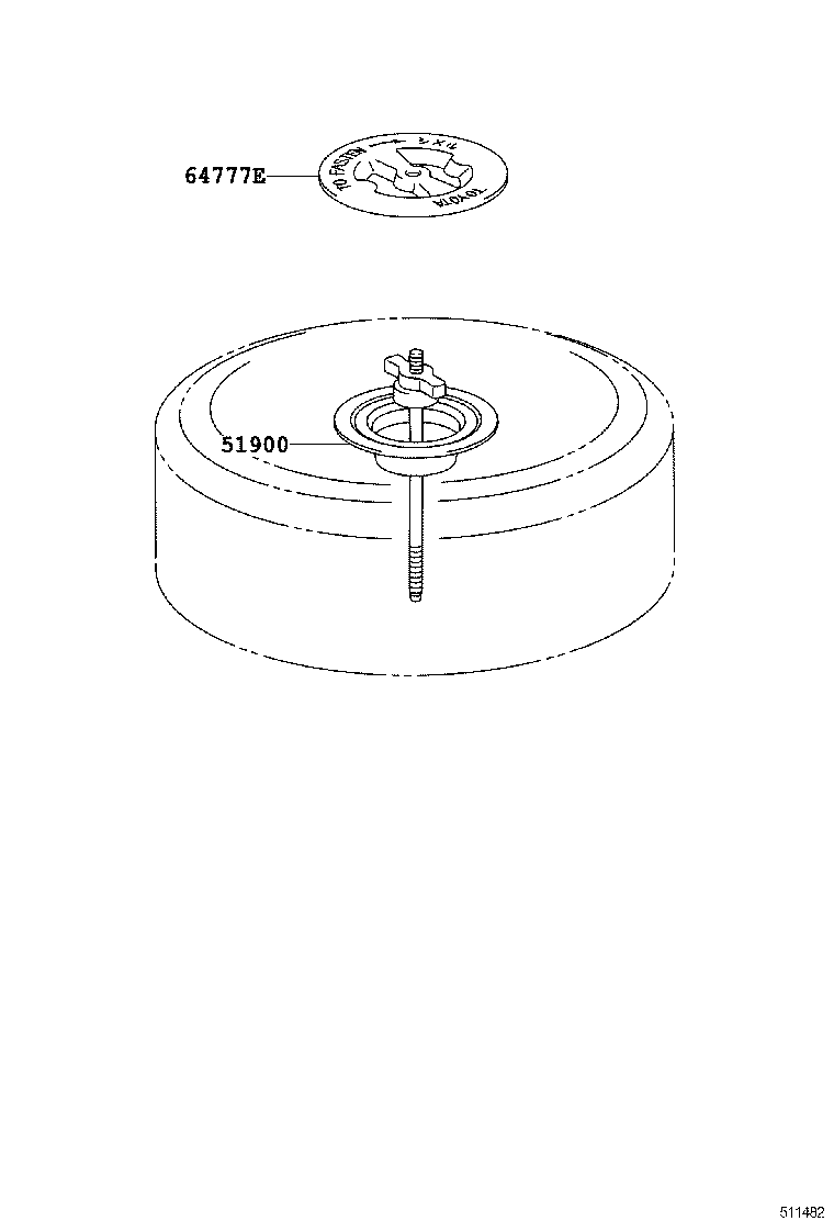  CAMRY CHINA |  SPARE WHEEL CARRIER