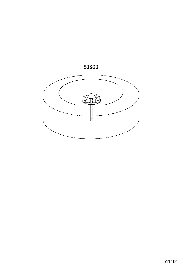  AURIS UKP |  SPARE WHEEL CARRIER