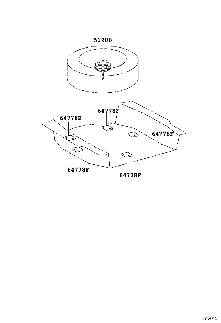  CROWN CHINA |  SPARE WHEEL CARRIER