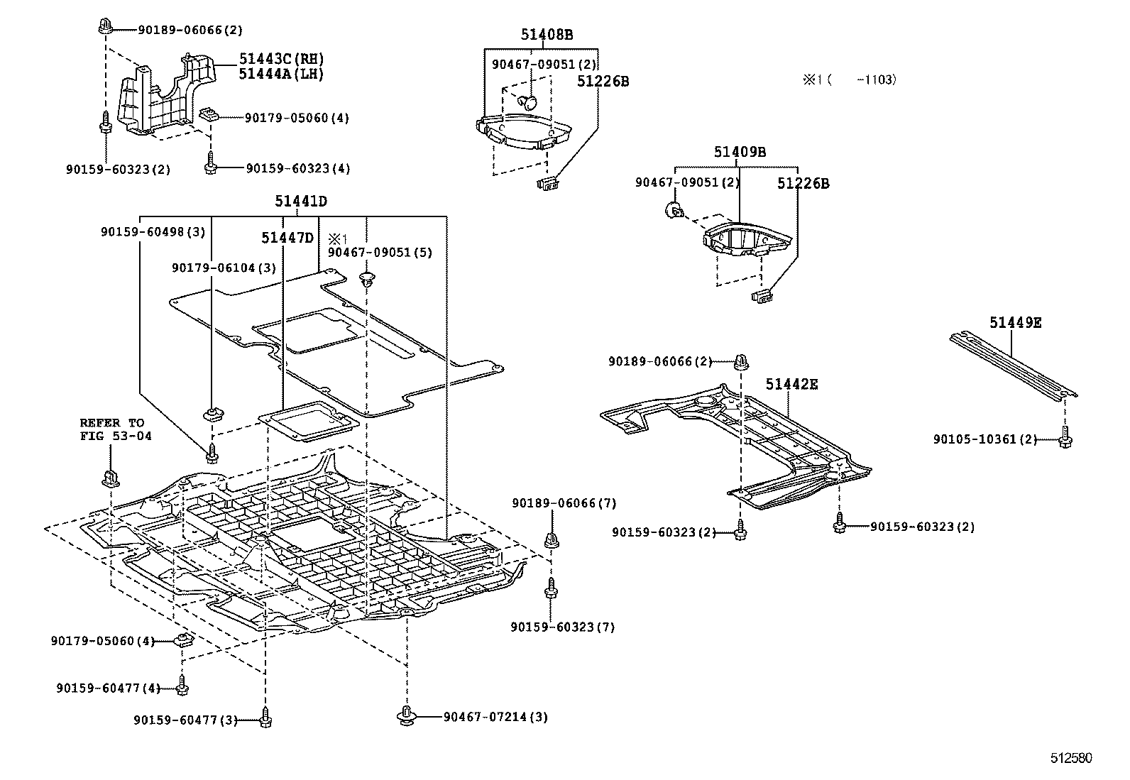  CROWN |  SUSPENSION CROSSMEMBER UNDER COVER